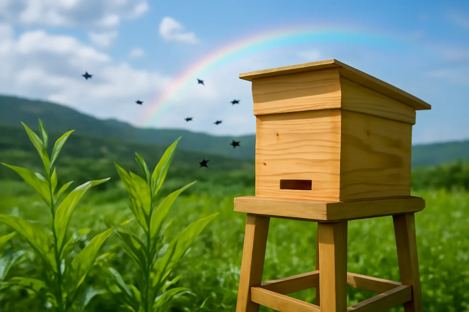 First Rains at the Hives: How Stingless Bees Respond