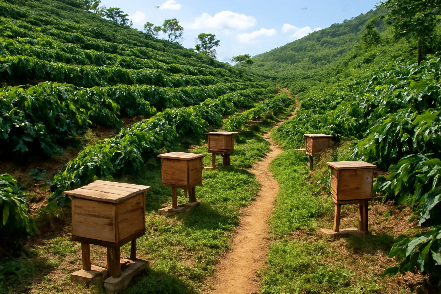 Stingless Bee Hives on Sloping Land: Stands That Stay Put