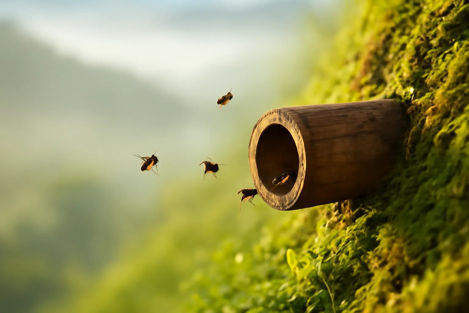 When Do Stingless Bees Start Flying in the Morning?